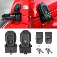 Car Anti-theft Hood Latches Catch For 2018 2019 2020 2021 2022 2023 Jeep Wrangler JL JLU 4XE Rubicon