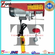 KRISBOW MESIN DEREK KATROL ELEKTRIK HOIST REEL DOUBLE HOOK 1 TON