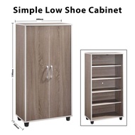 [KCL] 2 Doors Classic Shoe Cabinet / Light Brown/ Wood Texture/ Kayu/ Almari kasut 2 Pintu/ Murah/ M