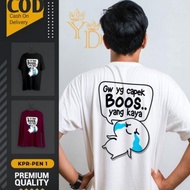 Pentol 04 Gw T-shirt, the Tired of Boss, Rich Words, Children's, Adults, Men, Women's Clothes