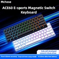 MCHOSE Ace60 Pro ACE68 Magnetic Switch Rapid Trigger Mechanical Keyboard Wired Gaming Esports Deskto
