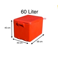 60Liter Heavy Duty Cooler box/Ice box/Ice bucket/Tong ais/Plastic Ice Tong(READY STOCK)