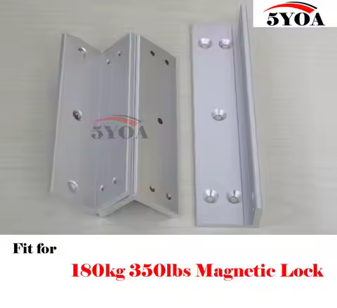 Z&L Bracket magnetic Electromagnetic Lock for 180KG 350lbs Inward door with wooden metal Access Cont