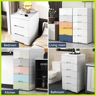 ∏ Yowxii 3-7 Layers Wide Orocan Drawer Plastic Durabox Drawer Clothes Storage Cabinet Cabinet Locke