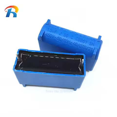 10PCS BM CBB61 1uF 1.2uF 1.5uF 2uF 2.5uF 3uF 450VAC Air conditioning fan Pin type Motherboard capaci