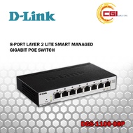 D-Link DGS-1100-08P 8-Port Layer 2 Lite Smart Managed Gigabit PoE Switch