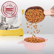 Cat Dog Puppy Dry Food Scooper Spoon Shovel Feeding Pets Scoop Measuring Feed Gadgets B7P3