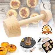 Wooden Egg Tart Shell Forming Pastry Shaper Mini Pan Double sided Durable Egg Tart Making Mold Kitch