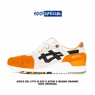 Asics Gel Lyte III KOI X AFEW X Beams Orange Original Shoes
