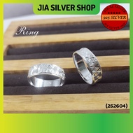 Ready Stock | 925纯银 批花男/女款戒指 | Original 925 Silver Cutting Ring For Men/Women (252604)| Cincin Lelaki/Perempuan Perak925