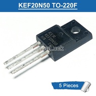 5pcs KER KEF20N50 TO-220F 20A/500V N-channel MOSFET Transistor New Original