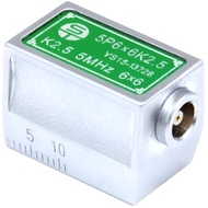 YUSHI NDT Ultrasonic Angle Beam Transducer 5P6*6K2/2.5/3mm Element Size UT Probe Transducer for Ultr