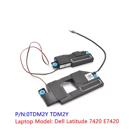 Black Orig New For Dell Latitude 7420 E7420 Built In Speaker L&R 0TDM2Y TDM2Y