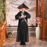 Hanfu for Boys Children's Ancient Costume Summer Boy Hero Costume Hat Student Traditional Chinese Cu