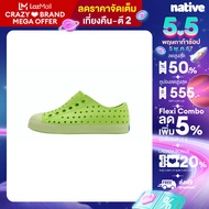 Native รองเท้ากันน้ำเด็กเล็ก EVA รุ่น Jefferson Sugarlite Glow Snap Green/ Glow