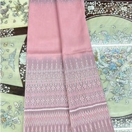 Silk Sarong Woven 6-Shuttle Natural Color Size 1x2 Meters Nude Pink Code L1-ST-0330693