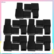 10 Pcs Tubing Pvc Fitting Connector Tube Square Fittings Connectors Ptfe Coupling