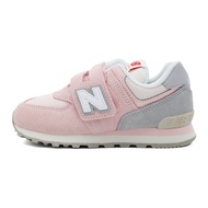 New Balance 574 NB 574 Velcro Felt Sneakers Middle Child Pink S1189 (PV574BKM)