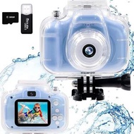 GEMGOAL - C3c兒童防水數位相機 迷你單眼造型 運動攝影玩具新寵 不怕水設計 讓孩子盡情探索水下世界 記錄美好瞬間 培養攝影興趣 寓教於樂