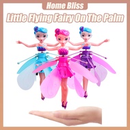 Fairy Magic Toys Glowing Flying Toys for Girl Rotating Suspension Induction Luminous Flying Dolls