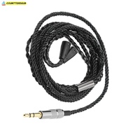 COUMTTERDGUB Earphone Replacement Cable, Flexible 120mm Length 3.5mm Headphone Sound Cable, Plug and