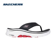 Skechers Men On-The-GO GOwalk 7 Sandal Walking Sandals - 229293-BKRD Goga Mat Kasut Slipar Slipper C