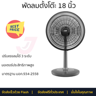 พัดลมตั้งโต๊ะ 18 นิ้ว MITSUBISHI D18A-GB CY-BL สีฟ้า ลมแรงทั่วบริเวณ ปรับแรงลมได้ 3 ระดับ ใบพัดขนาดใ
