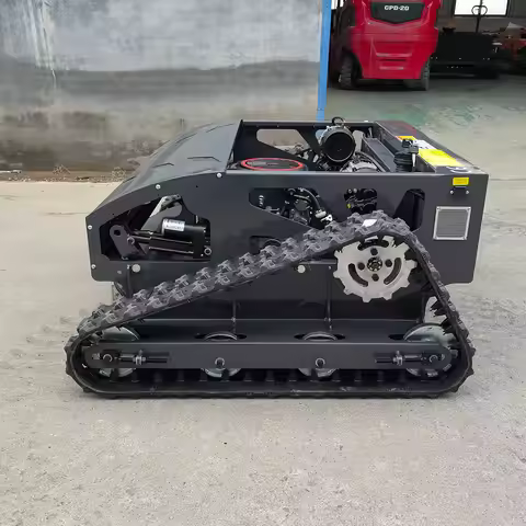 Off Road RC Crawler Lawn Mower Tracked All Terrain Remote Control Mower for Steep Slopes Wetland Orc