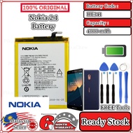 Nokia 2.1 Battery Bateri HE341 ( 4000mAh ) with Free Opening Tools