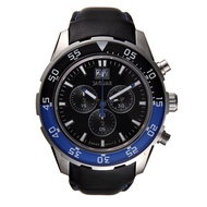 [2 Years Warranty] Jaguar Chronograph Leather Strap Quartz Men Watch 44mm J27-1A18G-03BL