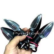 4 Pcs Lampu sen sein Lampu Riting Motor Vixion New Byson Mx King Aerox Rx King R15 Scorpio DLL
