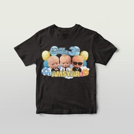 Tshirt Baby Boss Boleh Custom Nama - Cotton 160gsm