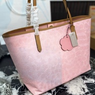 SPBO signature Leather Bag Classic citytote33 Brown Canvas Tote Coating One Hundred Sides Extra Pink