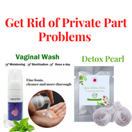 BUNDLE (3pcs Detox Pearl + Feminine Wash) Cure for Yeast infection Vaginal Antifungal Detox Pearl Va