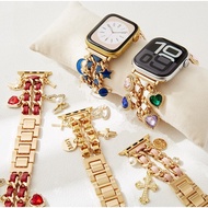 Chain Leather Pendant Band For Watch Strap series11 series10 series9 series87654321,SE,Ultra, watch 