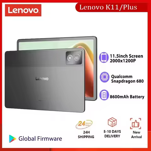 New Lenovo Tab K11 Tablet K11 Plus Snapdragon 680 11.5" 90Hz Screen 128GB 256GB 8600mAh WIFI13MP Cam