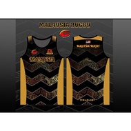 2023 HOT ITEM Malaysia Rugby T.Shirt / T.shirt Rugby / Rugby singlet