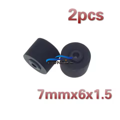 2pcs 7mmx6x1.5 pinch roller for sony cassette deck tape recorder Stereo player walkman WM-506 WM-600