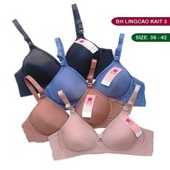 1 & 3 PCS LINGCAO B5 BRA HOOKS 3 CUP B WOMEN'S BRA LINGCAO WOMEN'S BRA SIZE 36 38 40 42