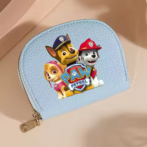 Paw Patrol Wallets Anime Chase Skye Dogs Billfolds Fashion Multi-card Slot Folding Card Holders Boys