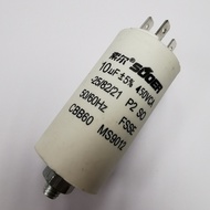 SUOER HY2-10.00UF AC450V 50/60Hz M8 Thread Washing Motor Capacitor
