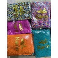 K Brand Sand Beads Size 3 Mm Bright And Beautiful Colors 450 Grams