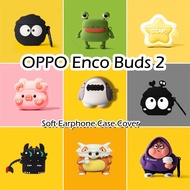 READY STOCK For OPPO Enco Buds 2 Case Innovation Cartoon Soft Silicone Earphone Case Casing Cover NO.1