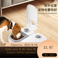 Pet Intelligent Timing Quantitative Feeder Wet and Dry Food Separation Dog Cat Automatic Pet Feeder Feeder Office Wor00
