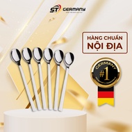 Bộ Thìa Cà Phê WMF Nuova 6 Món Latte Matt Cromargan Chống Gỉ An Toàn Với Máy Rửa Chén GermanySnT 110