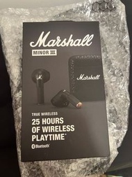 全新Marshall minor 3耳機