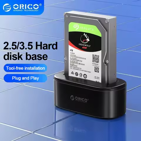 ORICO Hard Drive Docking Station USB 3.0 to SATA HDD Docking Station for 2.5/3.5 inch SSD Disk Case 