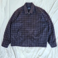 JAKET WORK HARRINGTON PAVIANO TARTAN ORIGINAL SECOND LIKE NEW