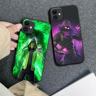 cute Fortnite skin phone case For iphone 13 14, 7 , X , XS , XR , XSMax 11pro 12 pro 13 pro promax black soft silicone phone case cover