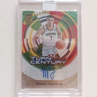 Panini Elite basketball card Michael Porter Jr MPJ auto 簽名卡